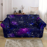 Space Galaxy Pattern Loveseat Couch Slipcover