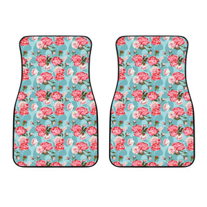 Rose Pattern Print Design 03 Front Car Mats