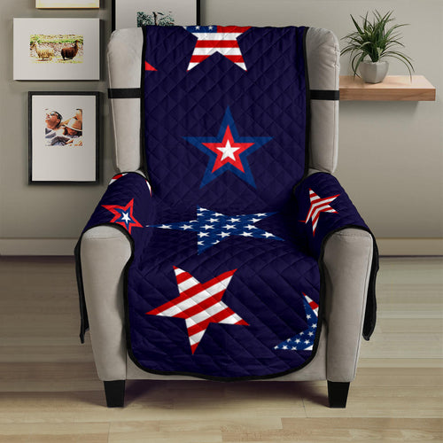 USA Star Pattern Theme Chair Cover Protector