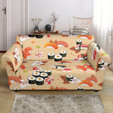 Sushi Pattern Loveseat Couch Slipcover