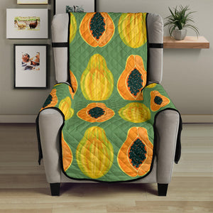 Papaya Pattern Background Chair Cover Protector