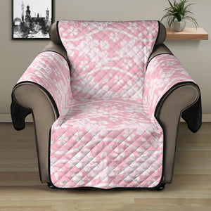 Sakura Pink Pattern Recliner Cover Protector