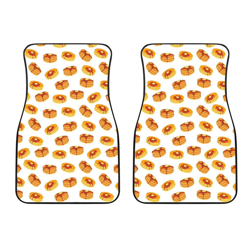 Pancake Pattern Print Design 04 Front Car Mats