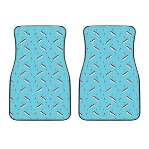 Piano Pattern Print Design 01 Front Car Mats