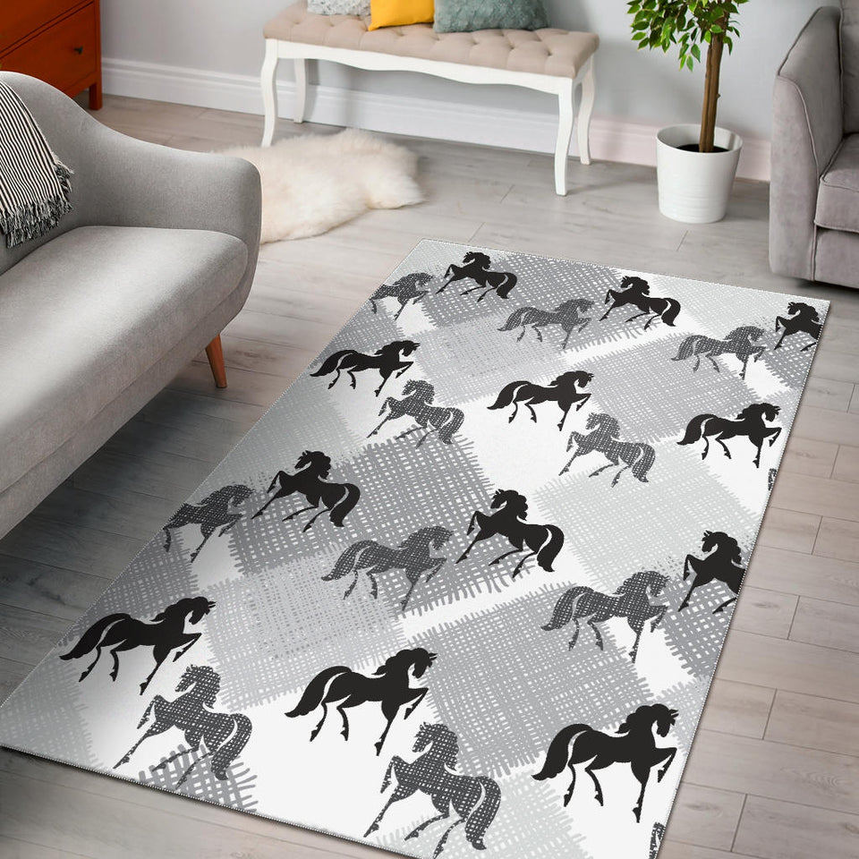 Horse Pattern Area Rug