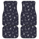 Swallow Pattern Print Design 02 Front and Back Car Mats