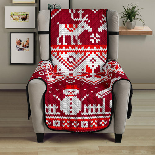 Snowman Sweater Printed Pattern Chair Cover Protector