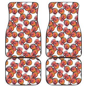 Sun Glasses Pattern Print Design 01 Front and Back Car Mats