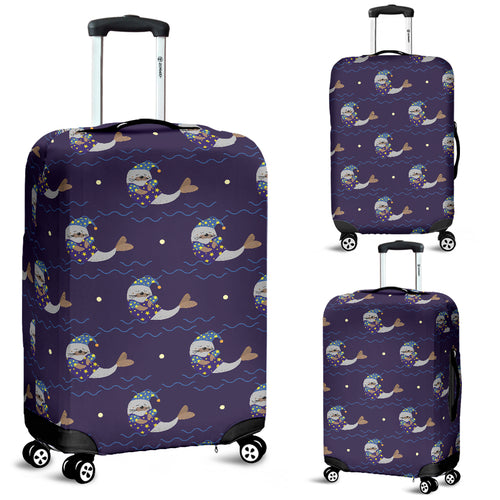 Sleeping Sea Lion Pattern Luggage Covers