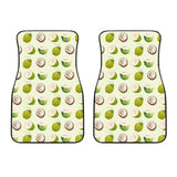 Coconut Pattern Print Design 04 Front Car Mats