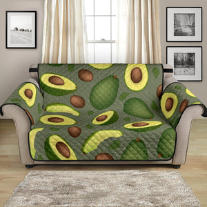 Avocado Pattern Background Loveseat Couch Cover Protector