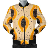 Papaya Pattern Men Bomber Jacket