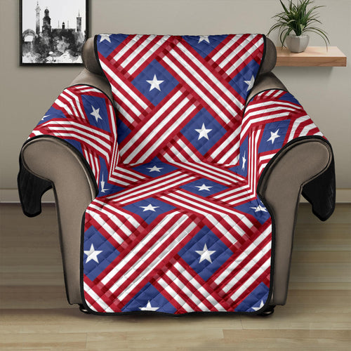 USA Star Stripe Pattern Recliner Cover Protector