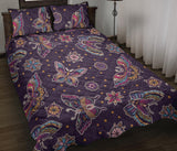Butterfly Star Pokka Dot Pattern Quilt Bed Set