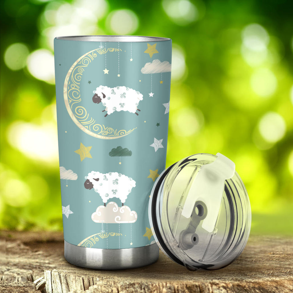 Sheep Sweet Dream Pattern Tumbler