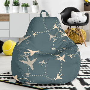 Airplane Circle Pattern Bean Bag Cover