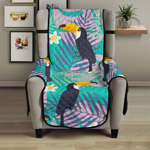 Toucan Pattern Background Chair Cover Protector