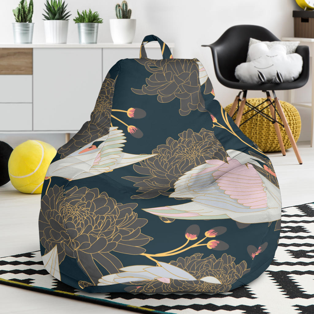 Swan Pattern Bean Bag Cover