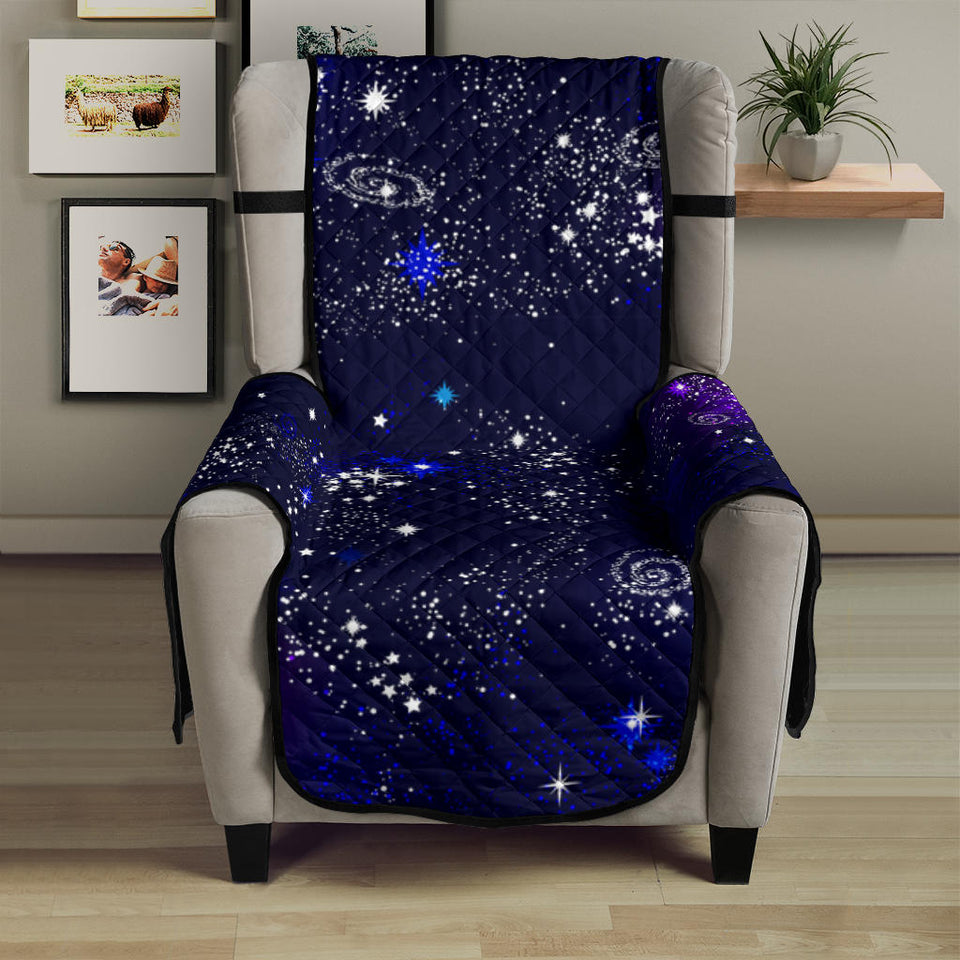 Space Galaxy Pattern Chair Cover Protector