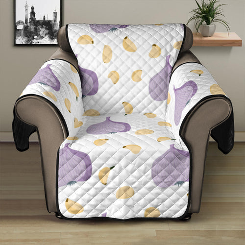 Garlic Pattern Theme Recliner Cover Protector