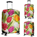 Colorful Tulip Pattern Luggage Covers