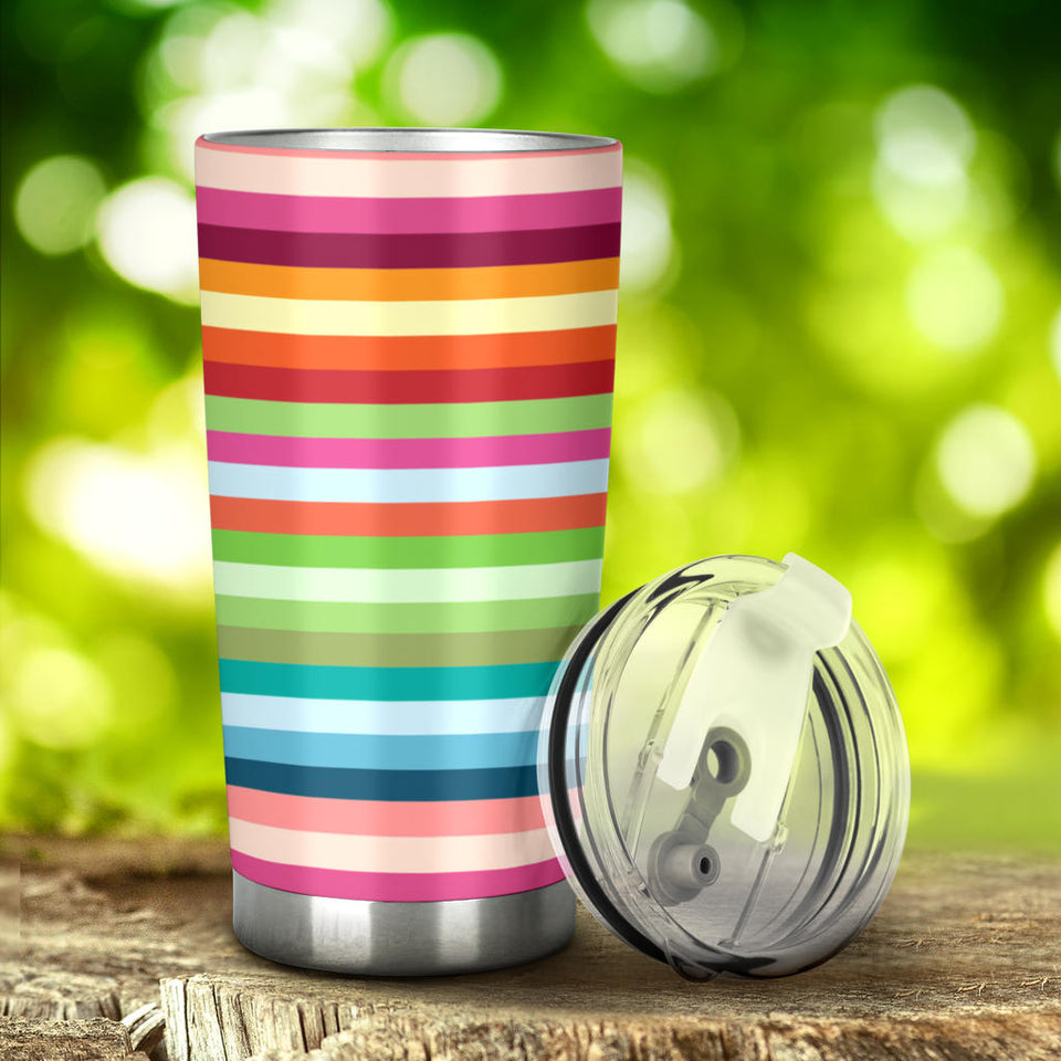 Rainbow Pattern Tumbler