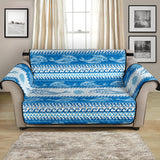 Dolphin Tribal Pattern background Loveseat Couch Cover Protector