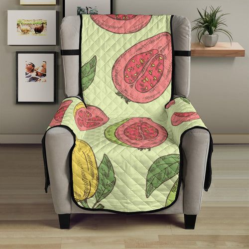 Guava Pattern Background Chair Cover Protector