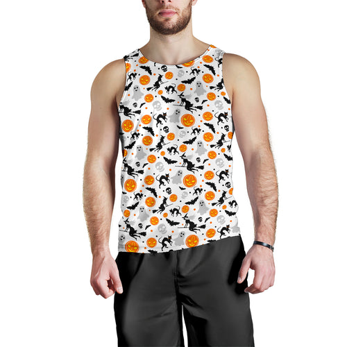 Halloween Pattern Men Tank Top