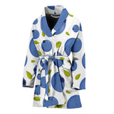 Blueberry Pattern Women Bathrobe