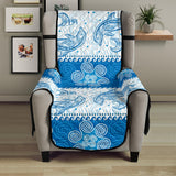 Dolphin Tribal Pattern Chair Cover Protector