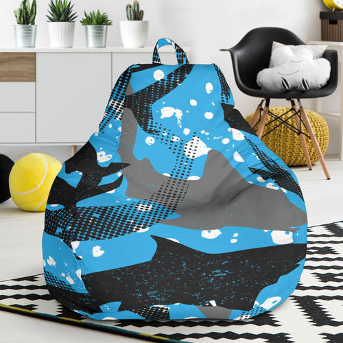 Shark Pattern Background Bean Bag Cover