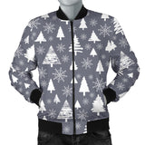 Snowflake Chirstmas Pattern Men Bomber Jacket