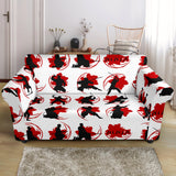 Ninja Pattern Loveseat Couch Slipcover