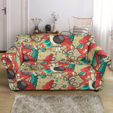 Bowling Pattern Background Loveseat Couch Slipcover