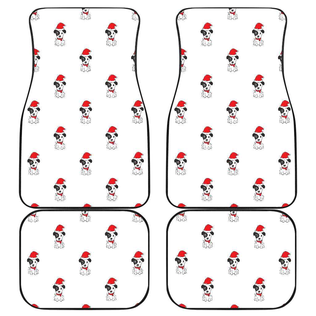 Jack Russel Pattern Print Design 01 Front and Back Car Mats