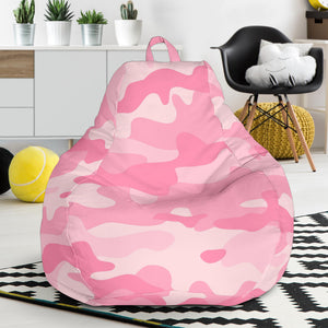 Pink Camo Camouflage Pattern Bean Bag Cover