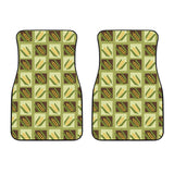 Corn Pattern Print Design 02 Front Car Mats