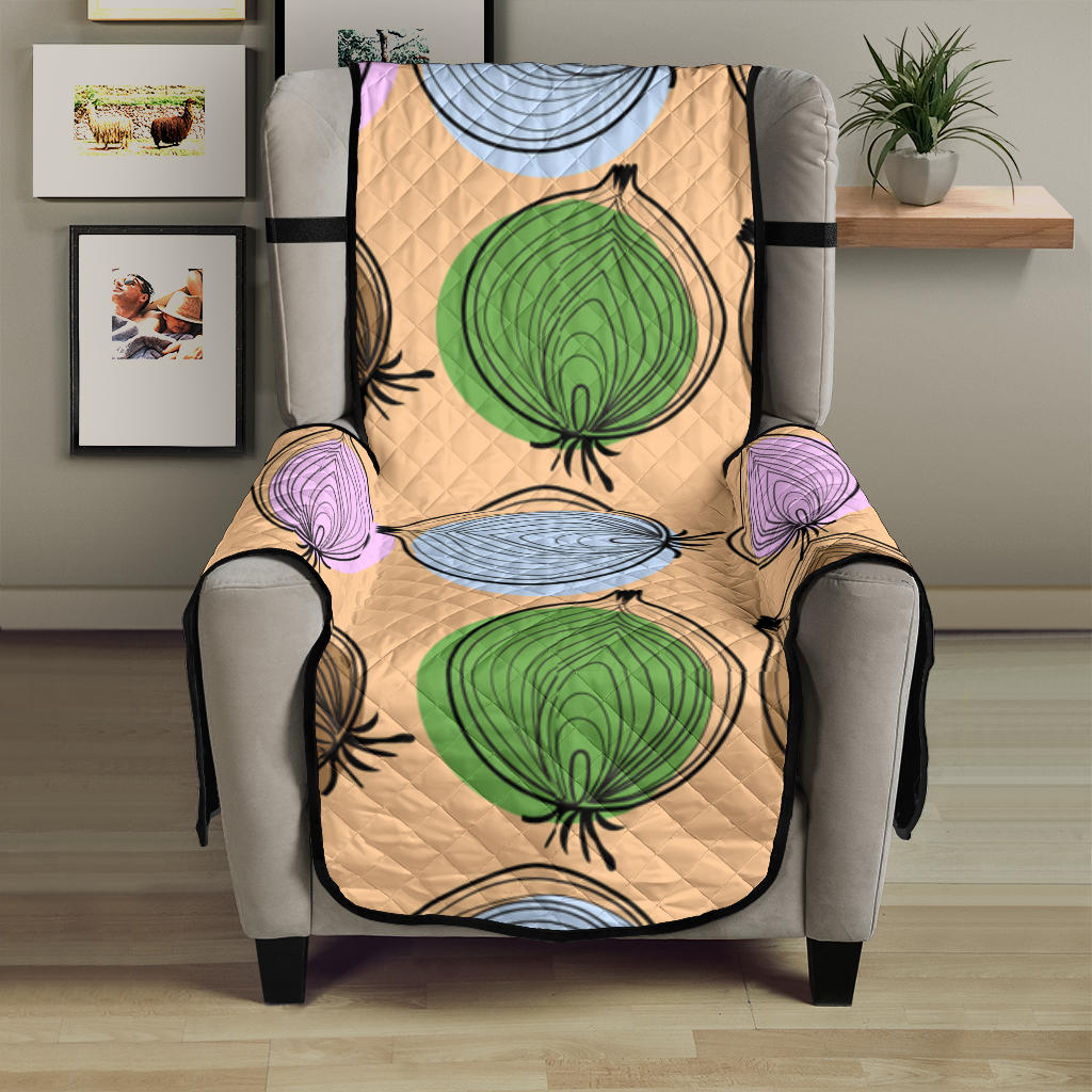 Onion Pattern Chair Cover Protector