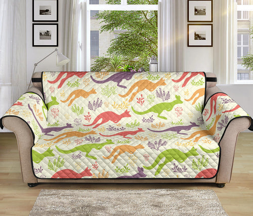 Colorful Kangaroo Pattern Sofa Cover Protector