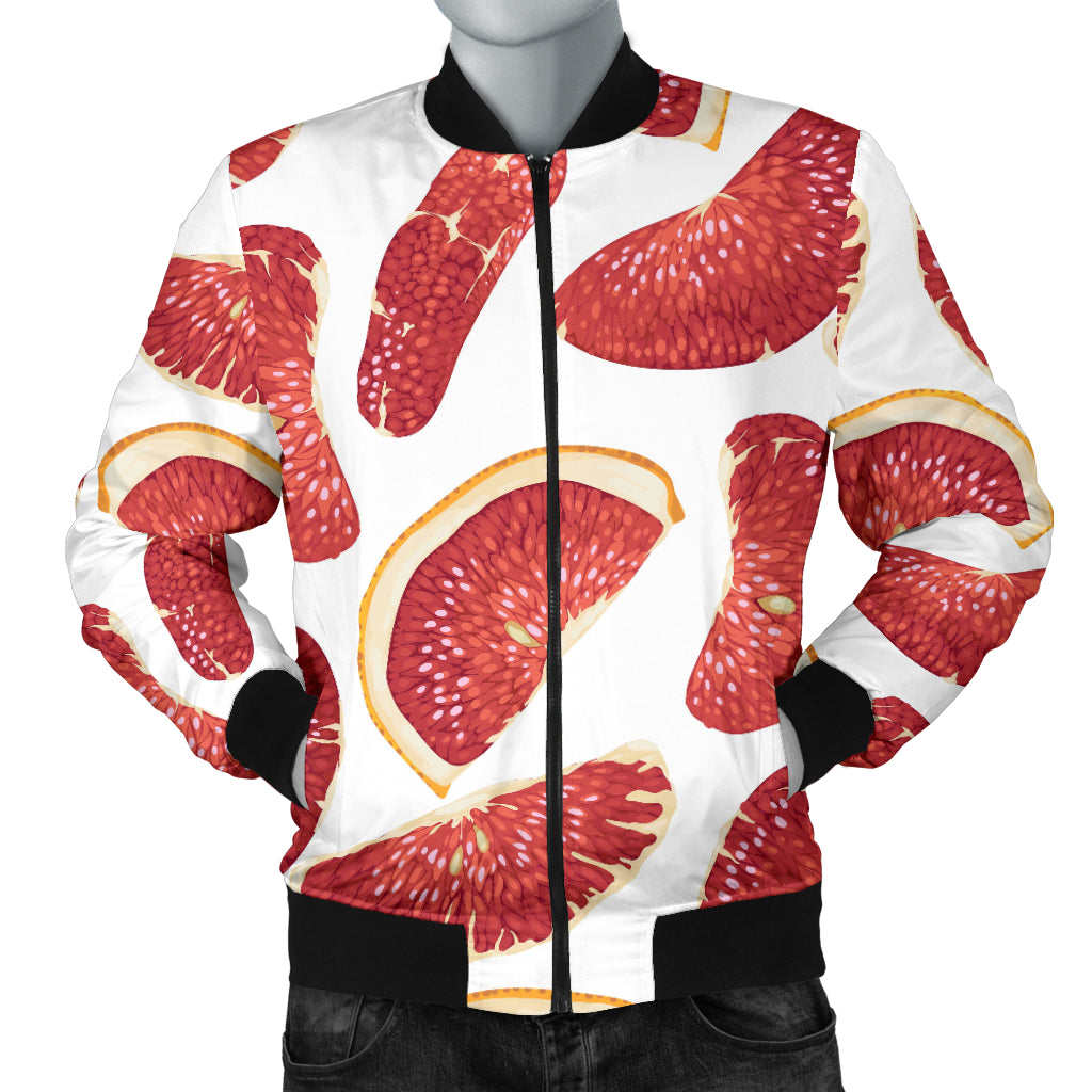 Grapefruit Pattern Men Bomber Jacket