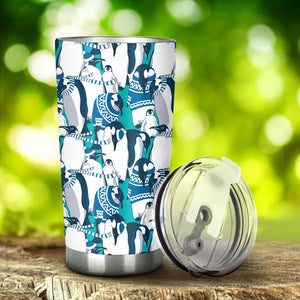 Penguin Pattern Tumbler