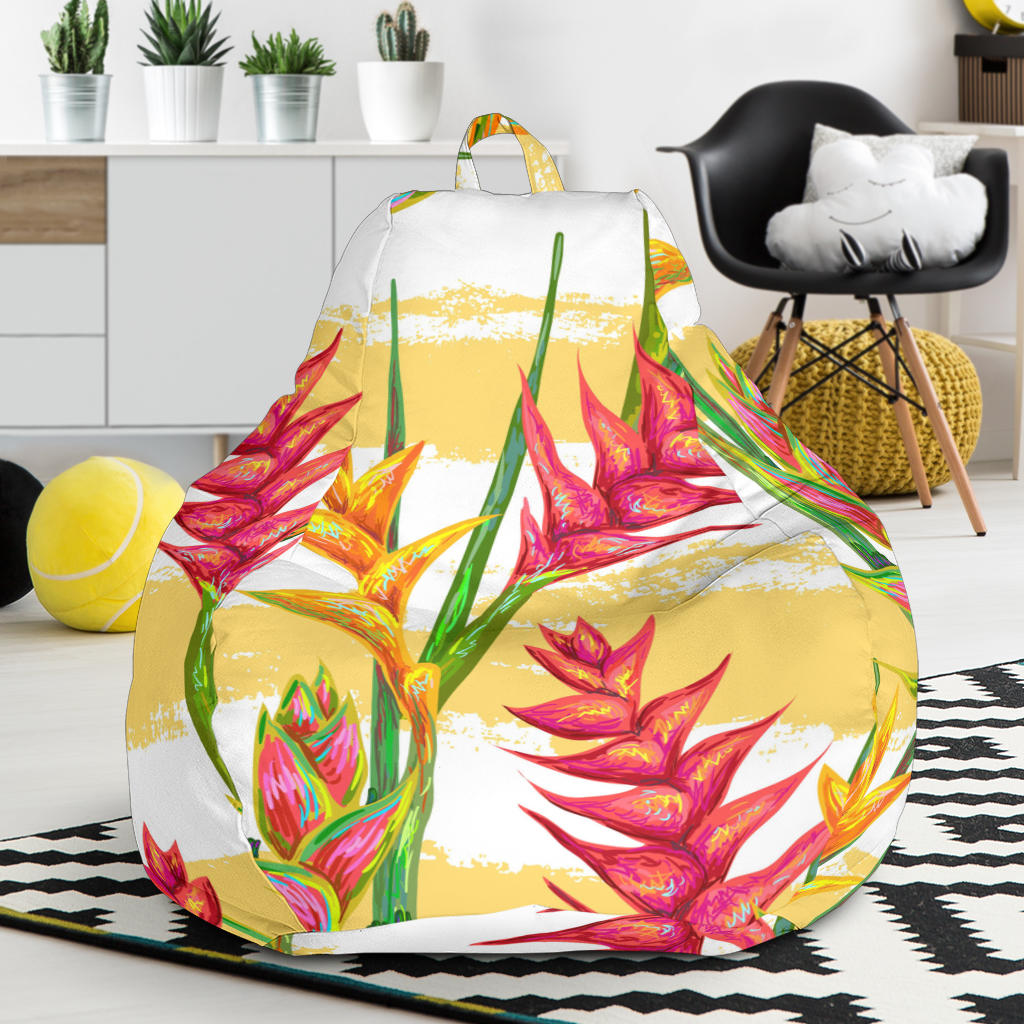 Heliconia Pattern Bean Bag Cover