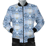 Octopus Heart Pattern Men Bomber Jacket