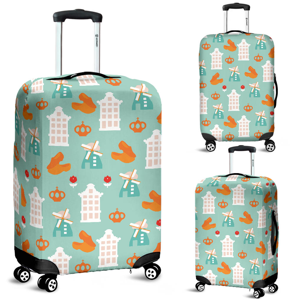 Windmill Pattern Theme Luggage Covers
