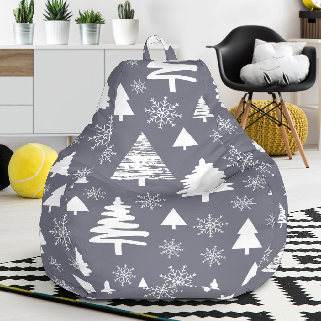 Snowflake Chirstmas Pattern Bean Bag Cover