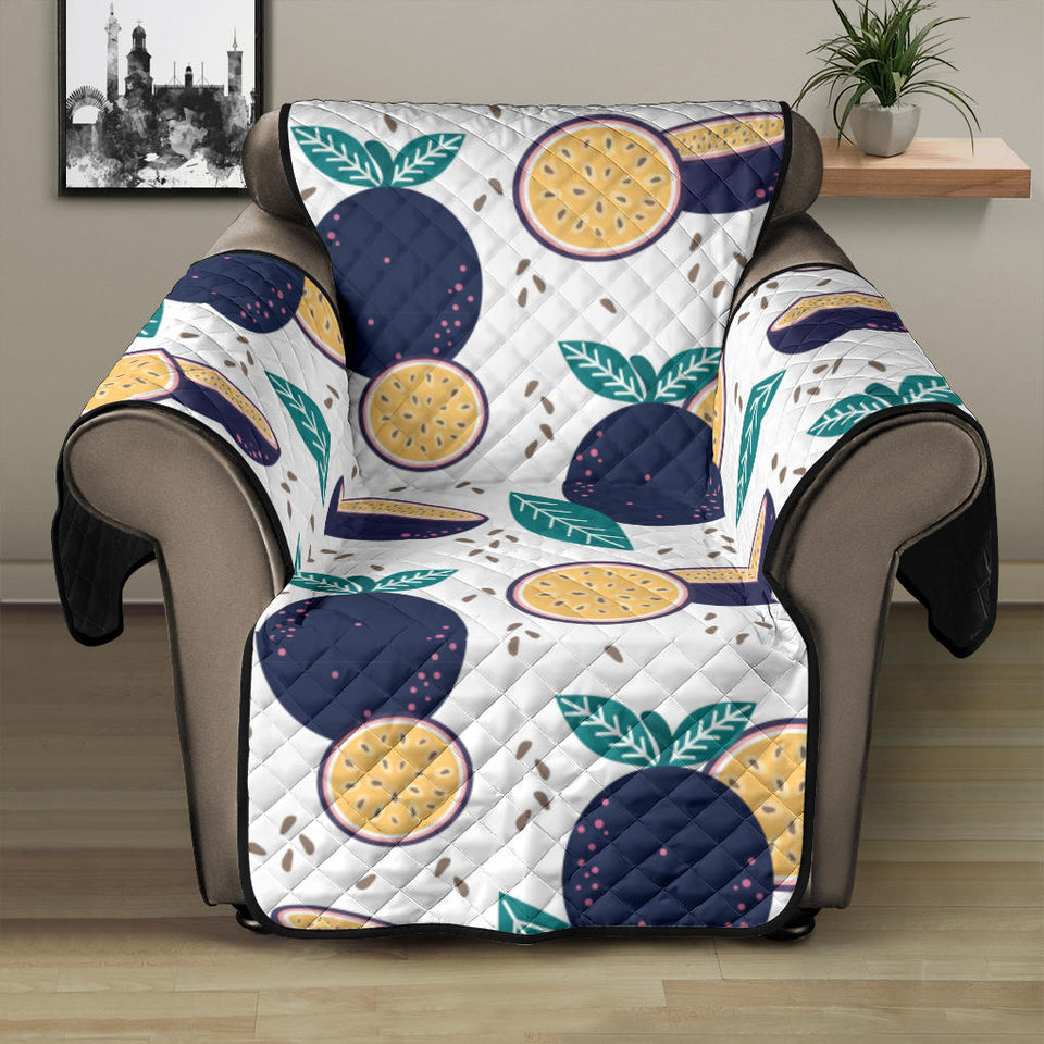 Passion Fruit Pattern Recliner Cover Protector