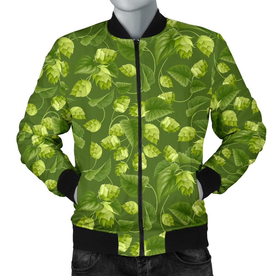 Hop Pattern Men Bomber Jacket