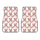 Pig Pattern Print Design 04 Front Car Mats