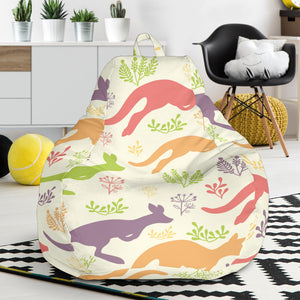 Colorful Kangaroo Pattern Bean Bag Cover